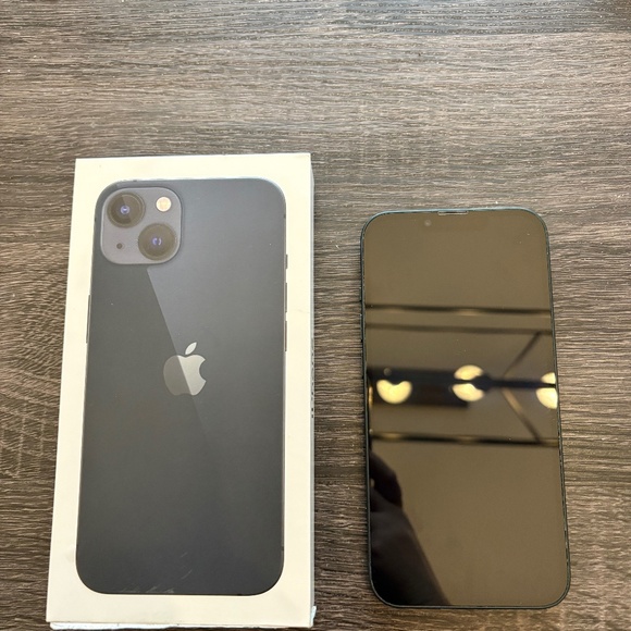 SOLD— iPhone 13 128G unlocked- midnight - Picture 1 of 5